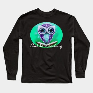 reading owl Long Sleeve T-Shirt